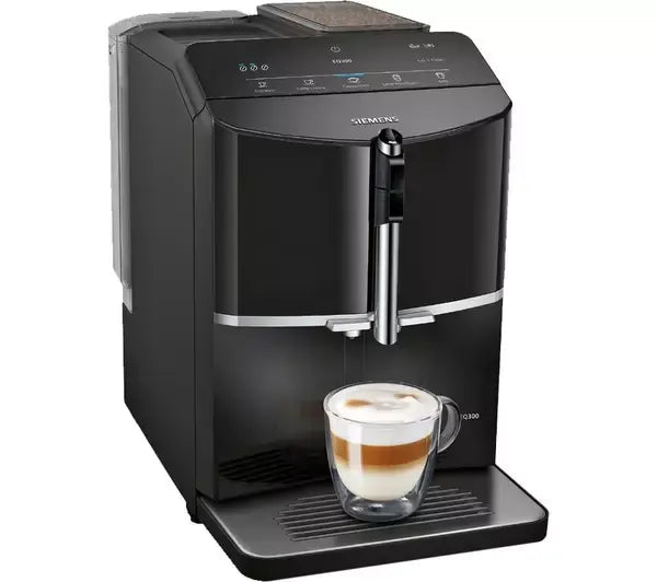Siemens TF301G19 Bean to Cup Fully Automatic Freestanding Coffee Machine - Black | Atlantic Electrics