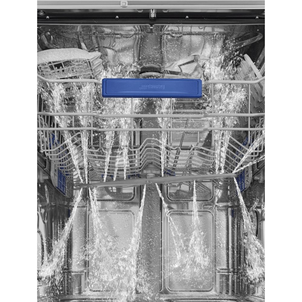 Smeg DIA211DS 59.8cm Wide Fully Integrated Standard Dishwasher, 13 Place Settings - Black Control Panel | Atlantic Electrics