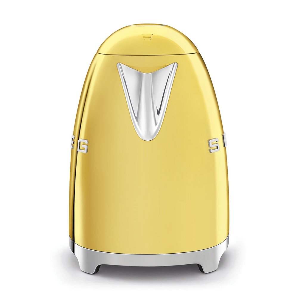 SMEG KLF03GOUK 1.7 Litre 50's Style Kettle, 22.6cm Wide - Gold | Atlantic Electrics