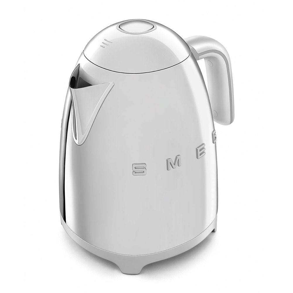 Smeg KLF03SSUK 1.7 Litre 50's Style Kettle, 22.6cm Wide - Stainless Steel | Atlantic Electrics