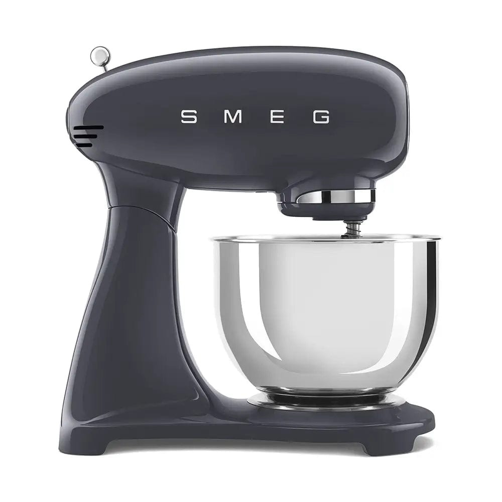 Smeg SMF03GRUK 50's Style Stand Mixer, 4.8 Litre Bowl Capacity, 10 Speeds, 40.5cm Wide - Slate Grey | Atlantic Electrics