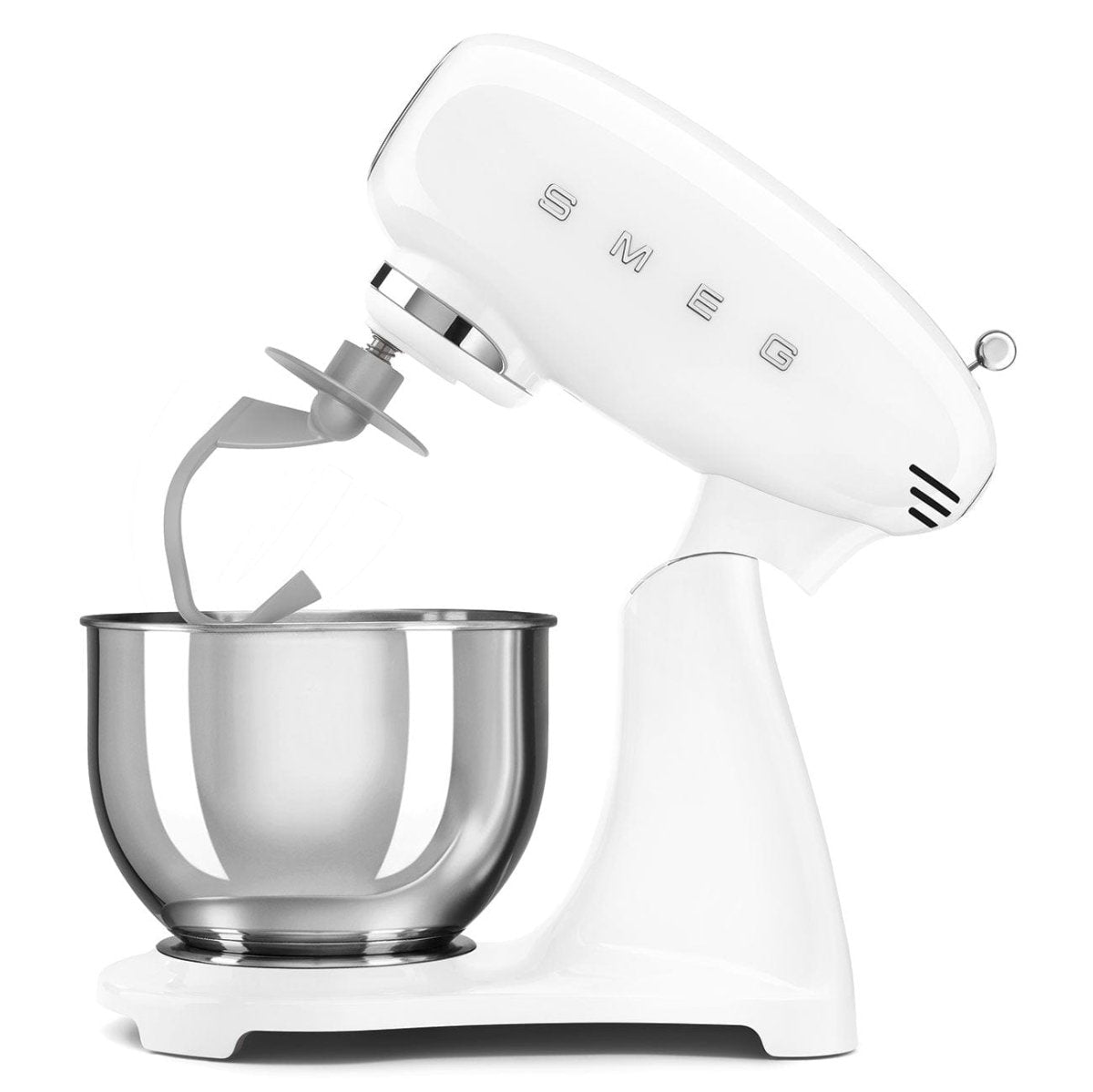 Smeg SMF03WHUK 4.8 Litre 50's Style Stand Mixer - White | Atlantic Electrics