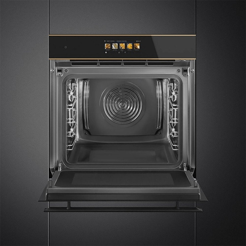 Smeg SO6606APNR 68 Litre Dolce Stil Novo Omnichef Single Oven, 59.7cm Wide - Copper Trim | Atlantic Electrics