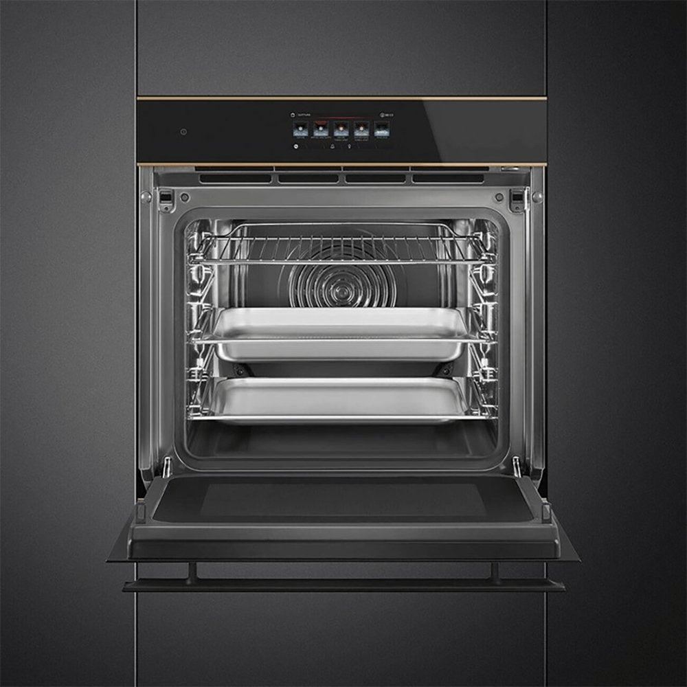 Smeg SO6606APNR 68 Litre Dolce Stil Novo Omnichef Single Oven, 59.7cm Wide - Copper Trim | Atlantic Electrics