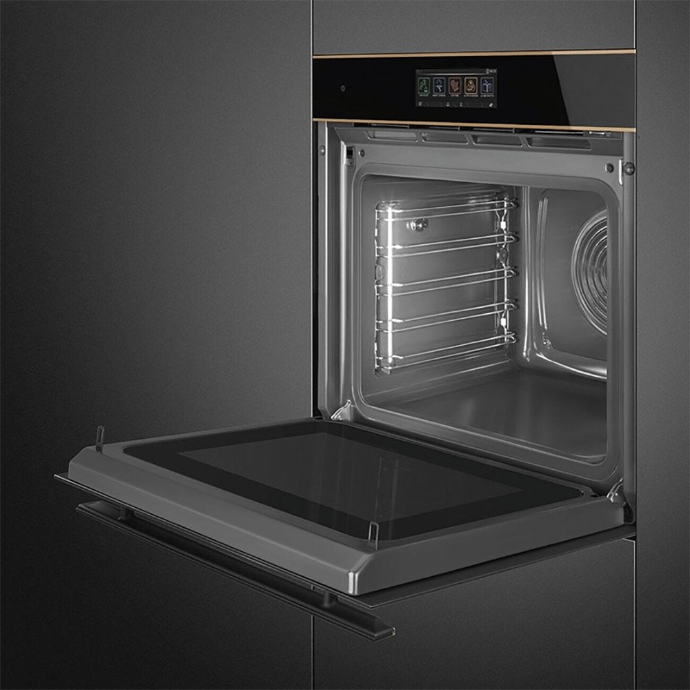 Smeg SO6606APNR 68 Litre Dolce Stil Novo Omnichef Single Oven, 59.7cm Wide - Copper Trim | Atlantic Electrics