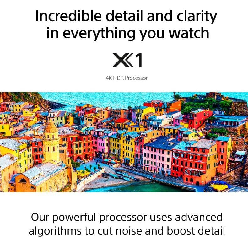 Sony Bravia KD43X89J (2021) LED HDR 4K Ultra HD Smart Google TV, 43 inch with Freeview HD-Freesat HD & Dolby Atmos, Black | Atlantic Electrics