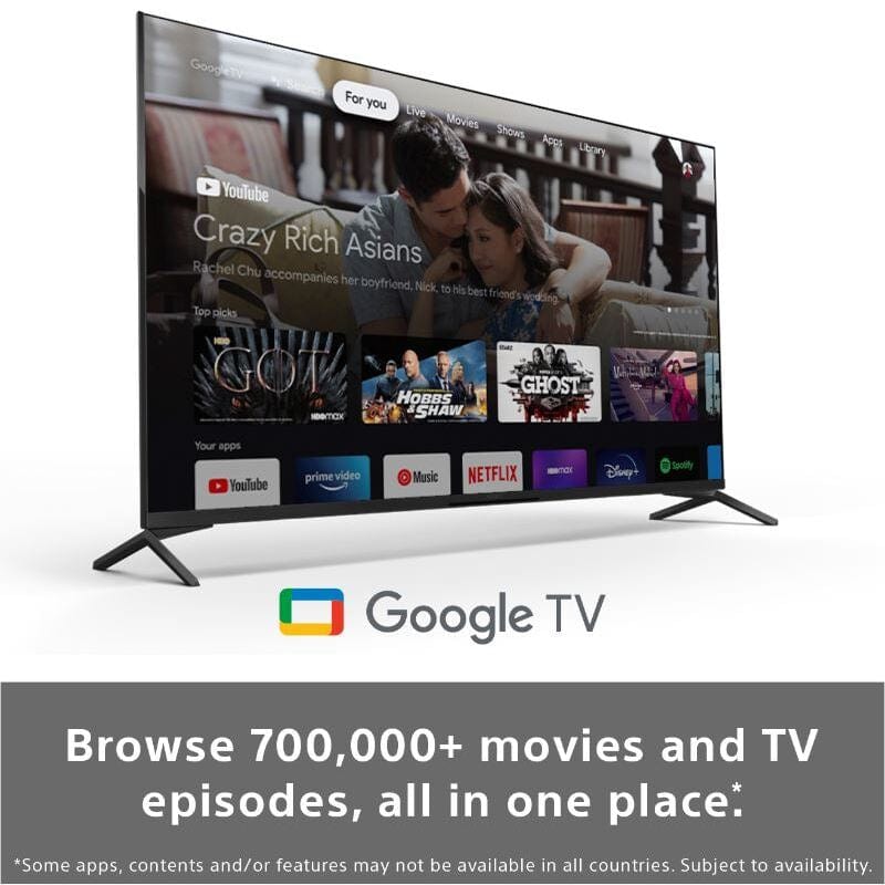 Sony Bravia KD43X89J (2021) LED HDR 4K Ultra HD Smart Google TV, 43 inch with Freeview HD-Freesat HD & Dolby Atmos, Black | Atlantic Electrics