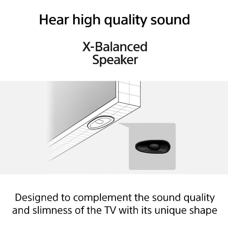 Sony Bravia KD43X89J (2021) LED HDR 4K Ultra HD Smart Google TV, 43 inch with Freeview HD-Freesat HD & Dolby Atmos, Black | Atlantic Electrics