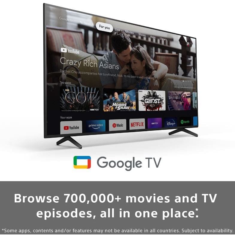 Sony Bravia KD75X81JU (2021) LED HDR 4K Ultra HD Smart Google TV, 75 inch with Freeview HD-Freesat HD & Dolby Atmos, Black | Atlantic Electrics