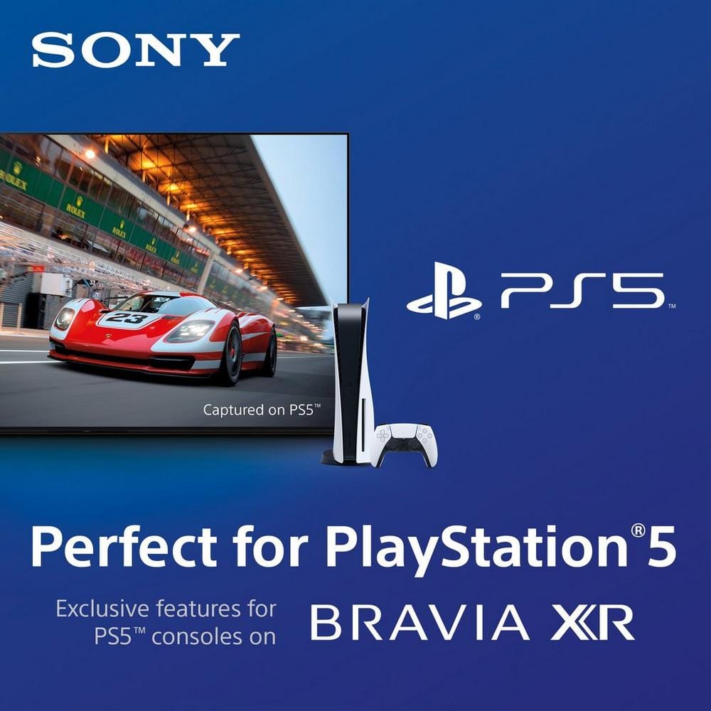 Sony Bravia XR XR55A75KU (2022) OLED HDR 4K Ultra HD Smart Google TV, 55 inch with Youview/Freesat HD, Dolby Atmos & Acoustic Surface Audio, Black | Atlantic Electrics