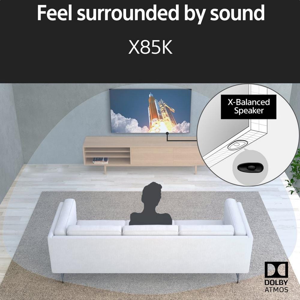 Sony KD65X85KU 65" 4K Ultra HD HDR Google TV | Atlantic Electrics