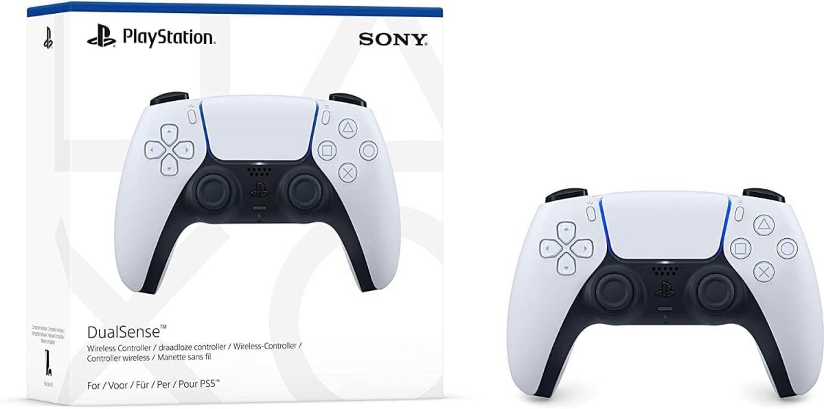 Sony PlayStation 5 PS5 DualSense Wireless Controller - White | Atlantic Electrics