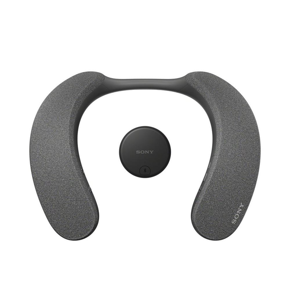 Sony SRSNS7BCE7 Wireless Neckband Speaker, 24.4cm Wide - Black | Atlantic Electrics