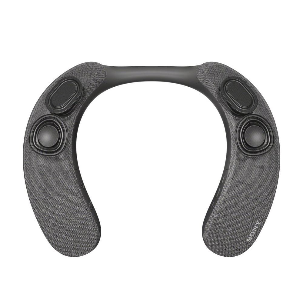 Sony SRSNS7BCE7 Wireless Neckband Speaker, 24.4cm Wide - Black | Atlantic Electrics