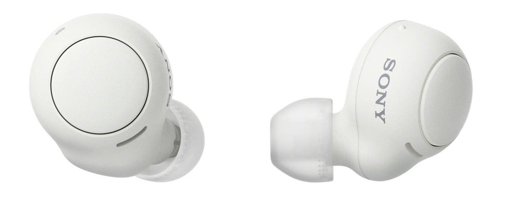 Sony WFC500 True Wireless Bluetooth In-Ear Headphones with Mic-Remote, Up to 20 hours battery life with charging case - White | Atlantic Electrics - 39478505603295 