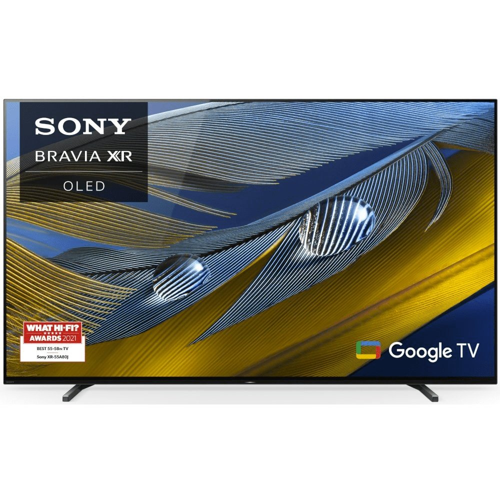 Sony XR55A80JU 55" BRAVIA XR 4K HDR OLED SMART Google TV | Atlantic Electrics