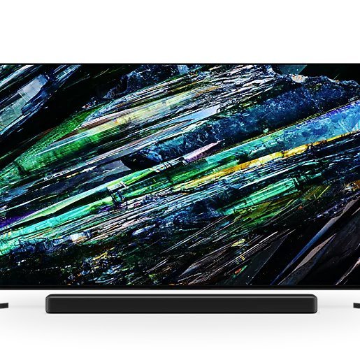 Sony XR77A95L (2023) QD-OLED HDR 4K Ultra HD Smart Google TV, 77 inch with Youview, Dolby Atmos & Acoustic Surface Audio+ Black | Atlantic Electrics