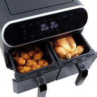 Thumbnail Statesman SKAF08017BK 8 Liter Digital Dual Zone Air Fryer - 39478512648415