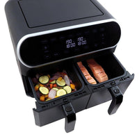 Thumbnail Statesman SKAF08017BK 8 Liter Digital Dual Zone Air Fryer - 39478512746719