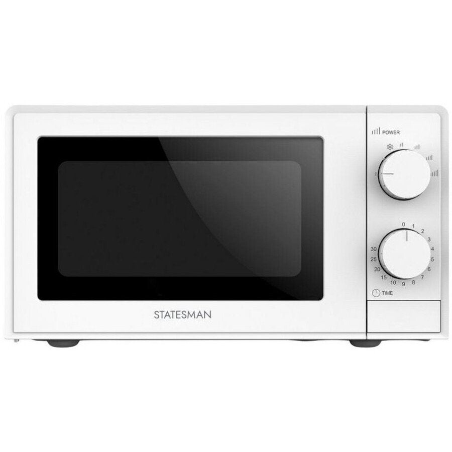 Statesman SKMS0720MPW 700W 20 Litres Single Microwave - White | Atlantic Electrics
