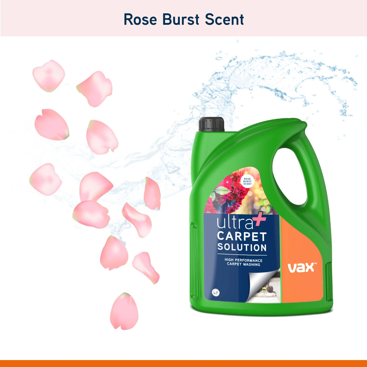 Vax 19142065 19142065 Ultra+ Carpet Cleaning Solution 4L Rose Burst Scent | Atlantic Electrics