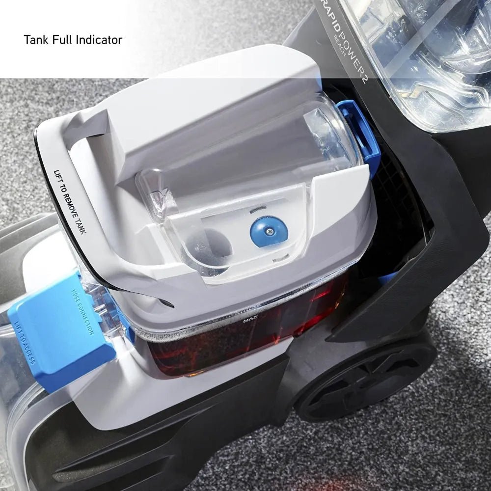 Vax CDCWRPXLR Rapid Power 2 Reach Carpet Cleaner - Grey White & Blue | Atlantic Electrics