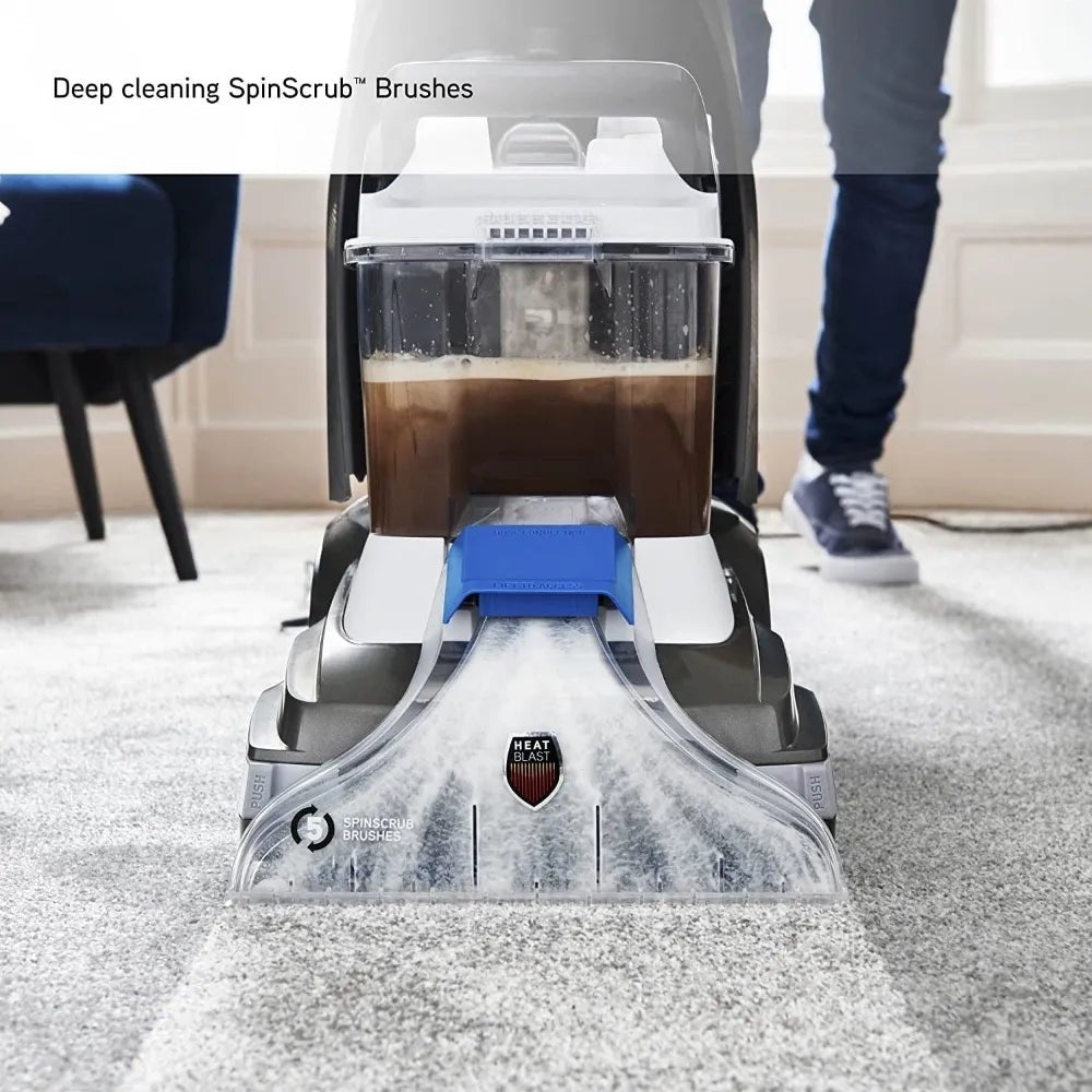 Vax CDCWRPXLR Rapid Power 2 Reach Carpet Cleaner - Grey White & Blue | Atlantic Electrics