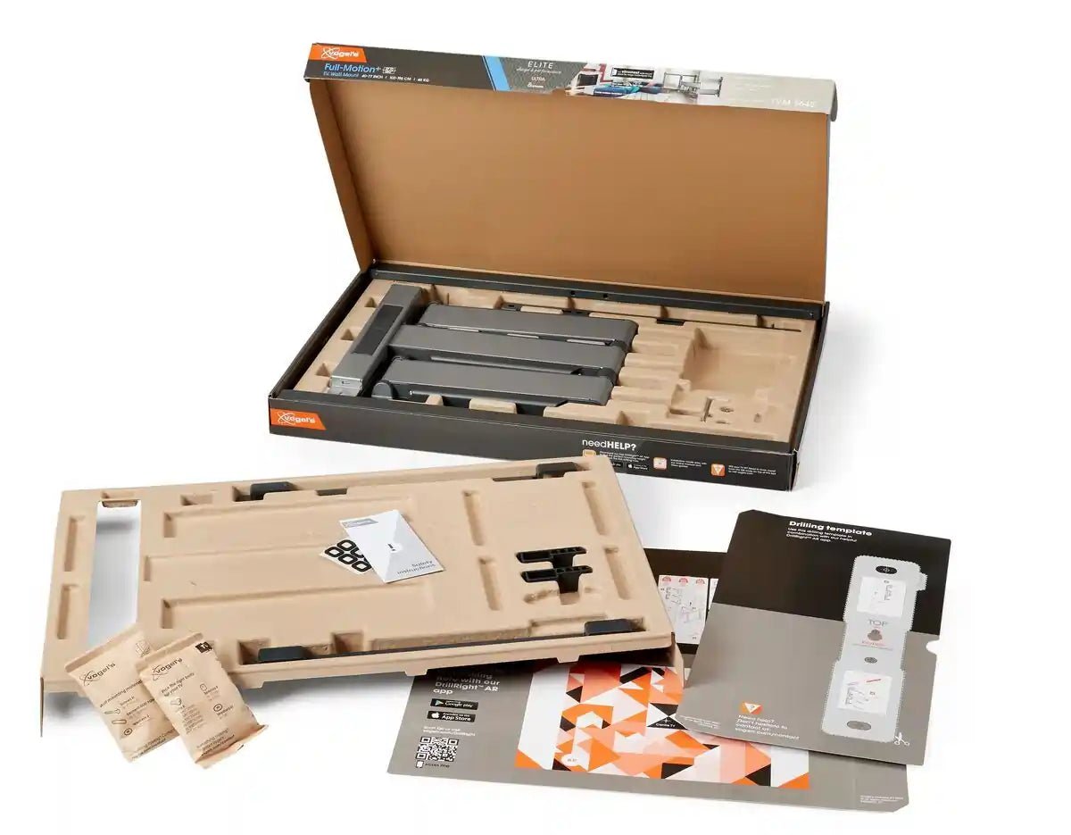 Vogel Elite TVM5445 Full Motion TV Wall Mount for 32" - 65" TVs Max 35 KG - Black | Atlantic Electrics