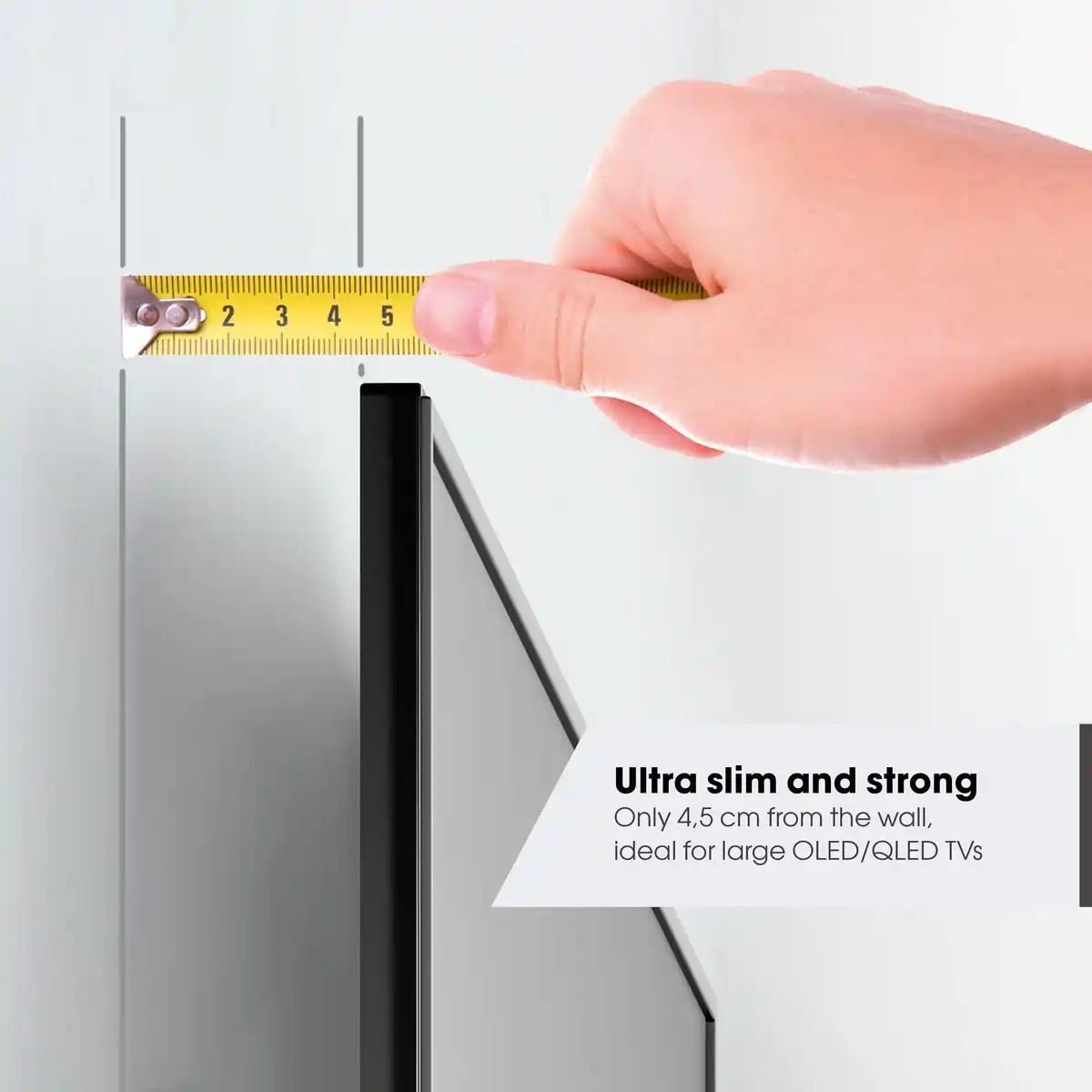 Vogel TVM5855 Full Motion TV Wall Mount for 55" - 100" TVs Max 75 Kg - Black | Atlantic Electrics