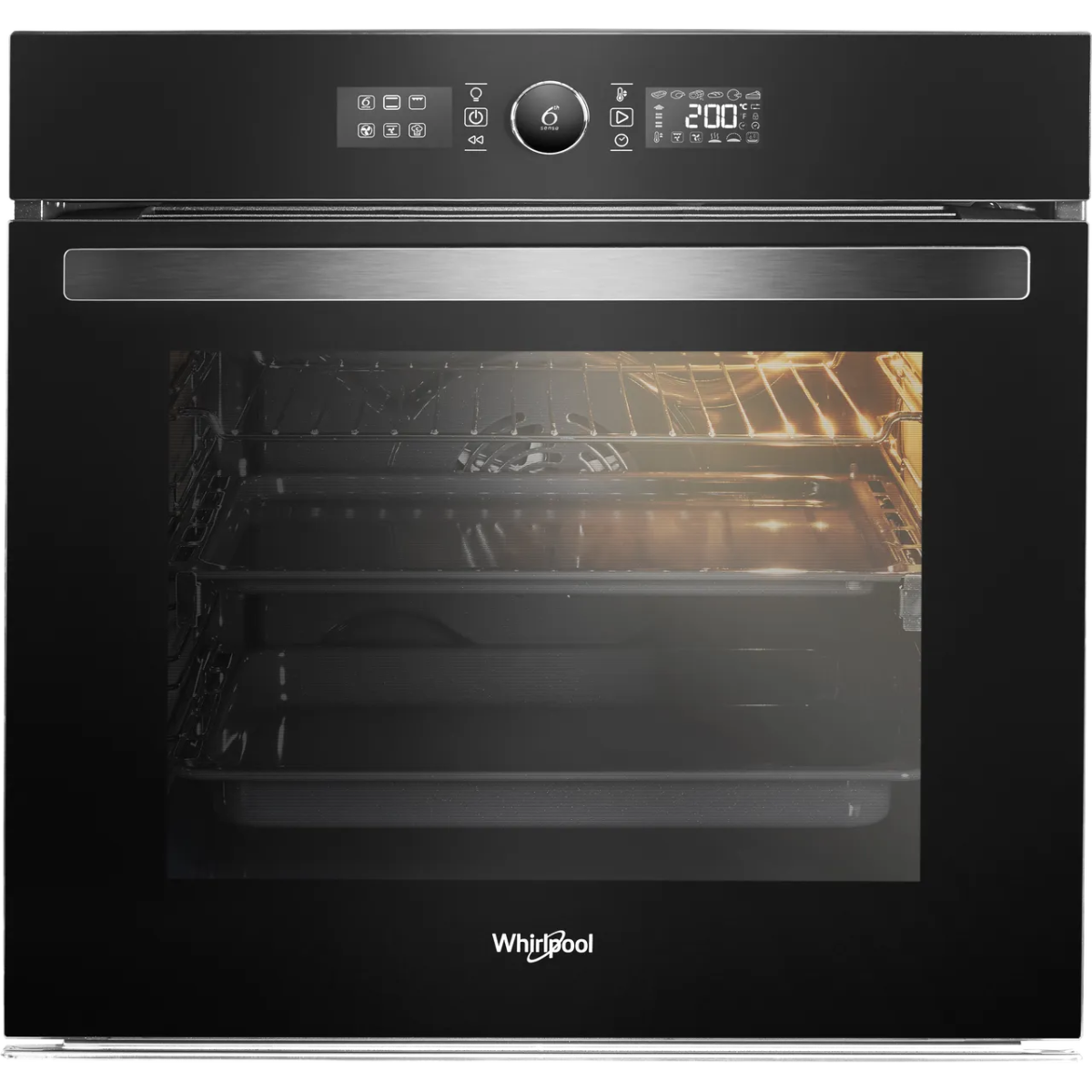 Whirlpool Absolute AKZ96230NB Built In Electric Single Oven - Black | Atlantic Electrics