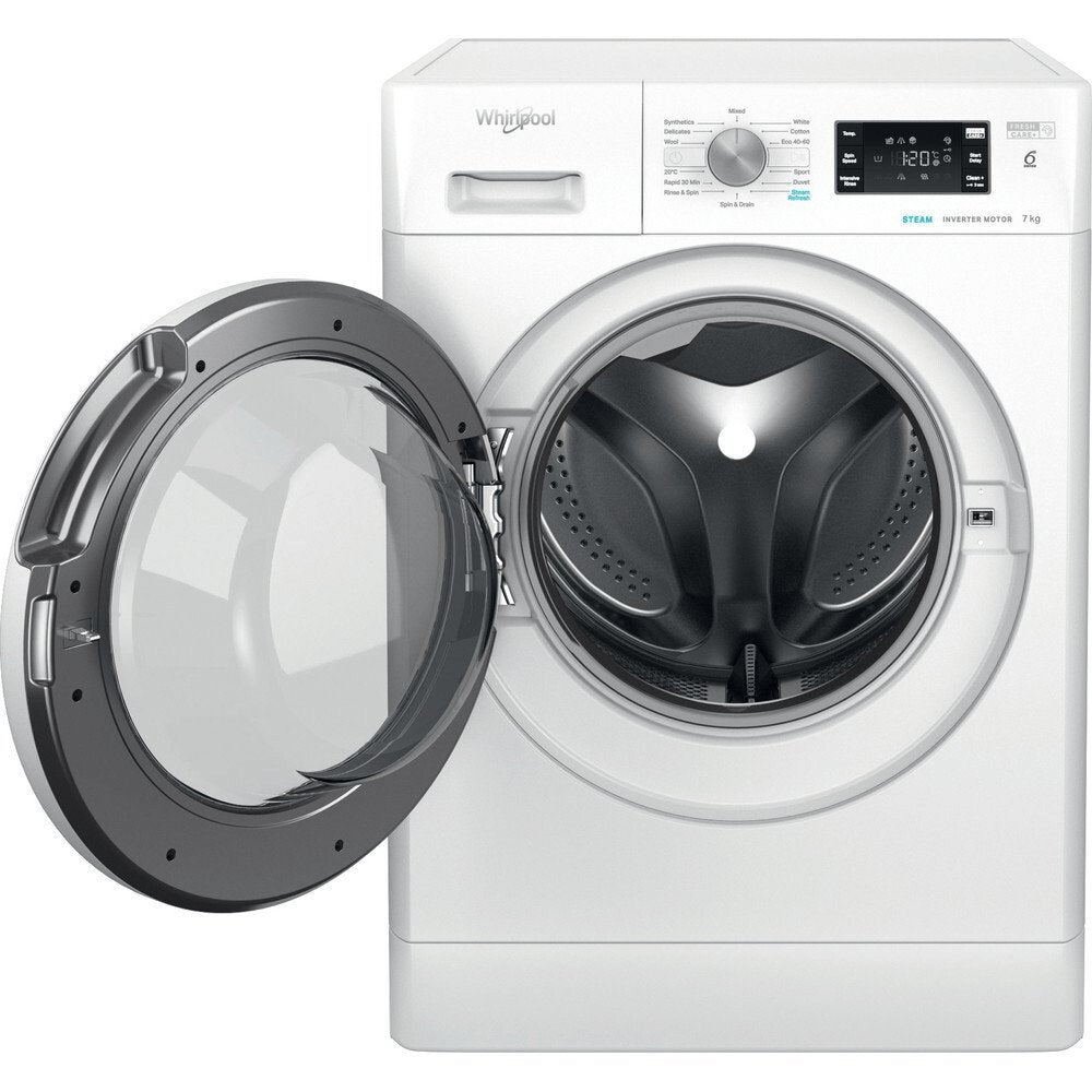 Whirlpool FFB7458WVUK 7Kg Washing Machine with 1400 rpm, 59.5cm Wide - White | Atlantic Electrics