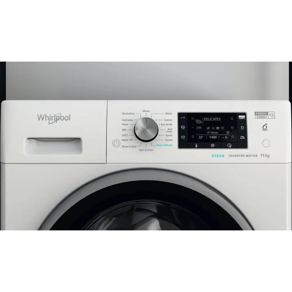 Whirlpool FFD10469BSVUK 10Kg Washing Machine with 1400 rpm, 59.5cm Wide - White | Atlantic Electrics