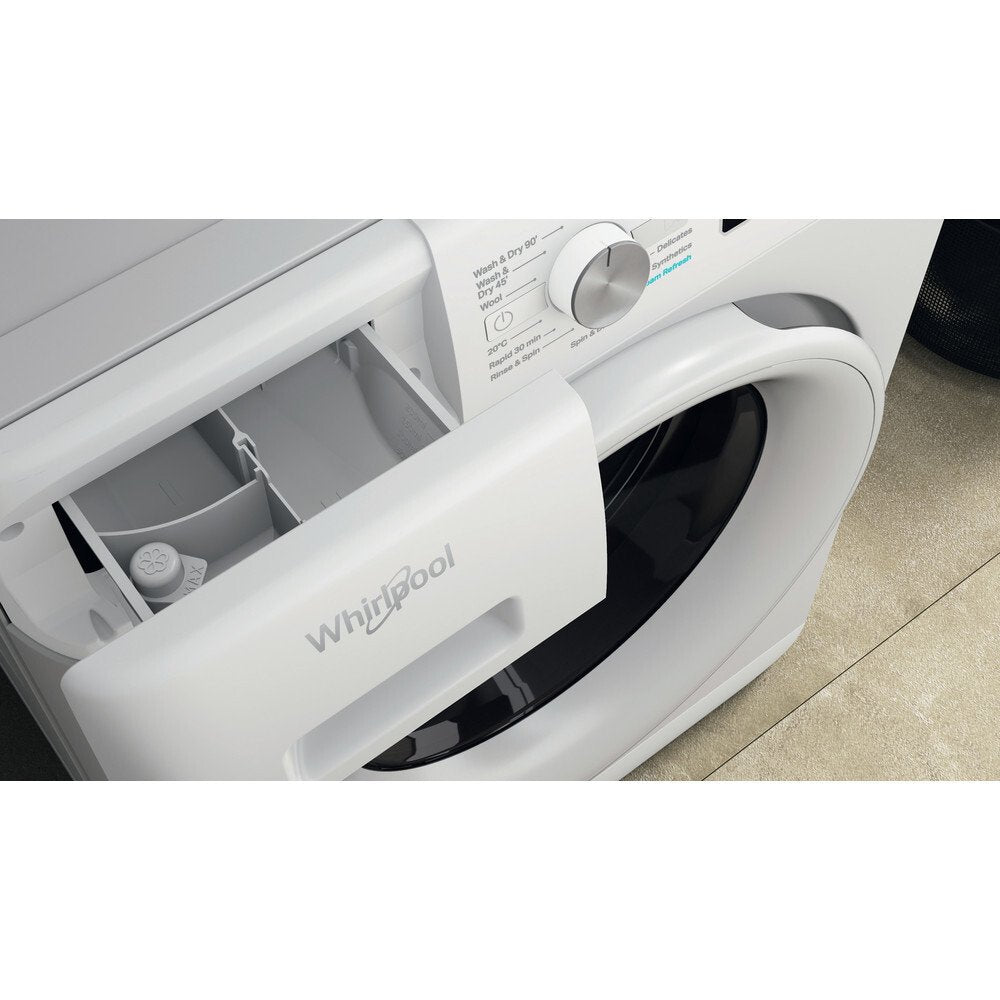 Whirlpool FFWDB964369WV Freestanding Washer Dryer 9kg/6kg 1200 Spin - White | Atlantic Electrics