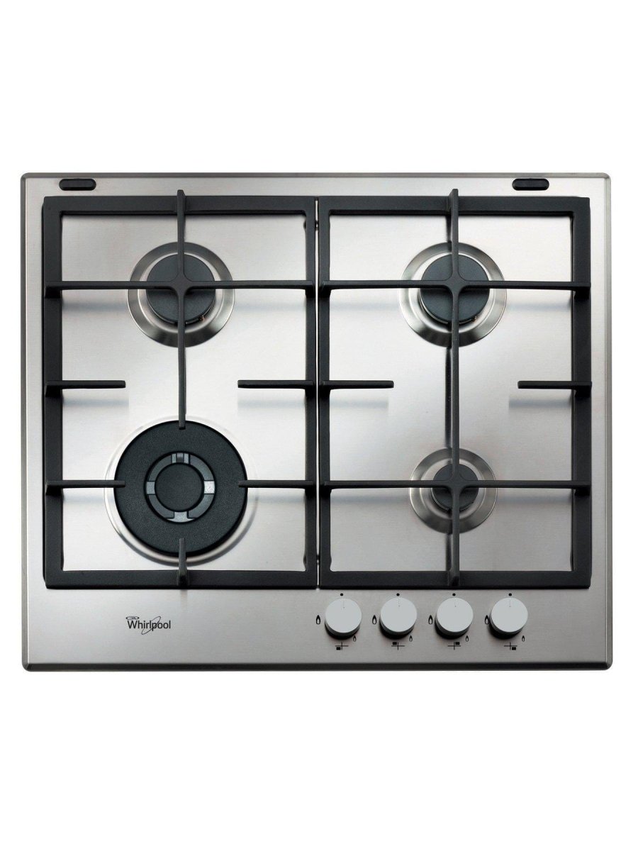 WHIRLPOOL GMA6422-IX Built-In 59cm Gas Hob Stainless Steel | Atlantic Electrics