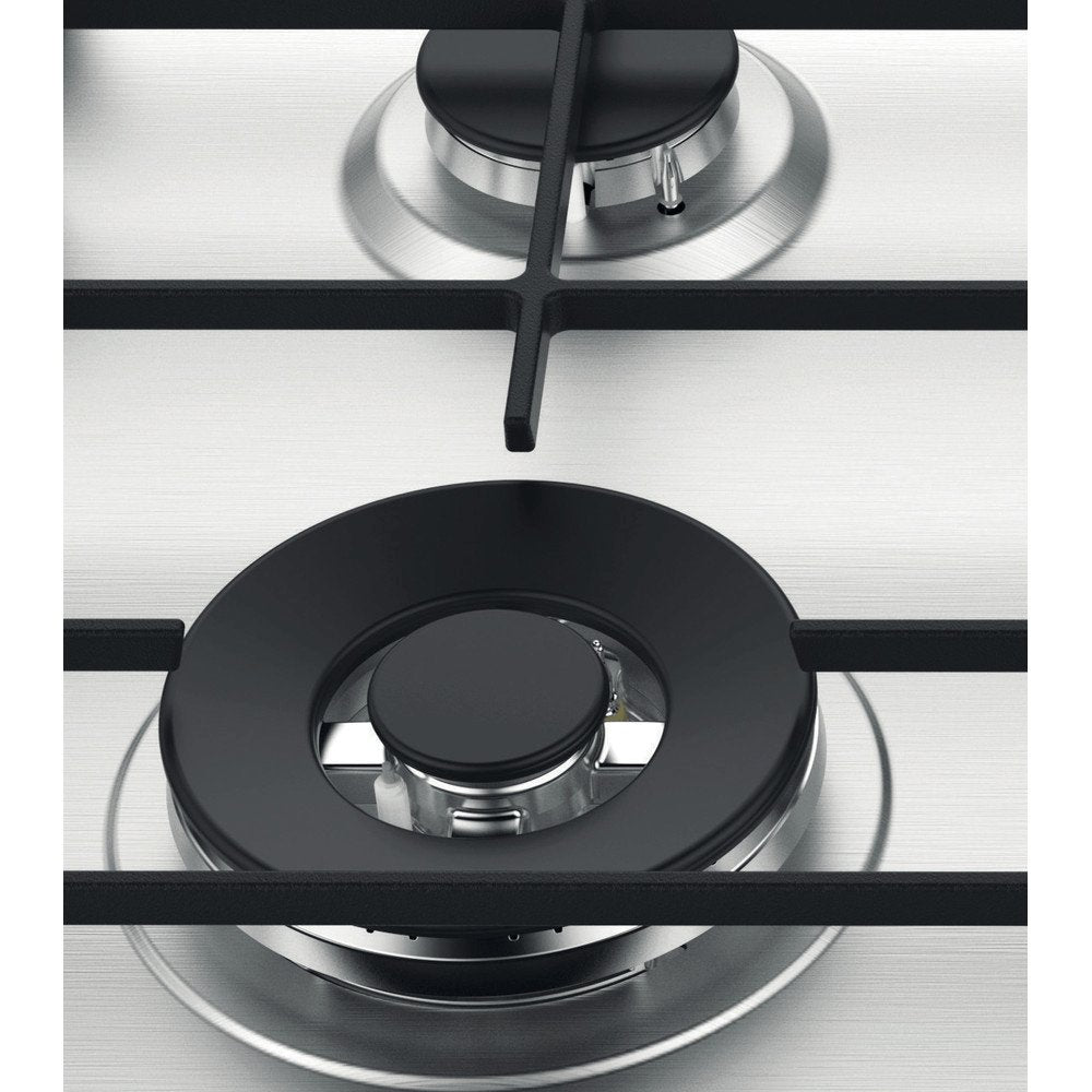 Whirlpool GMWL628IXL Built-In Gas Hob 4 Gas Burners - 59cm Wide | Atlantic Electrics