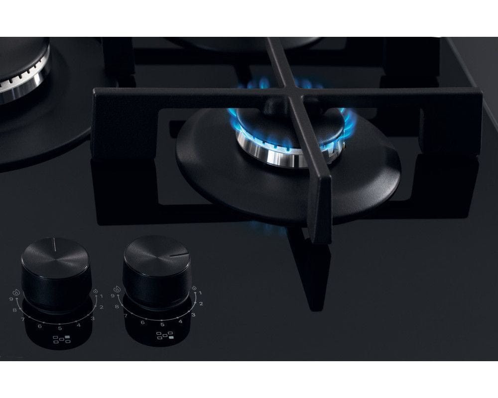 Whirlpool GOWL758NB 75cm 5 Burner Gas Hob - Black | Atlantic Electrics