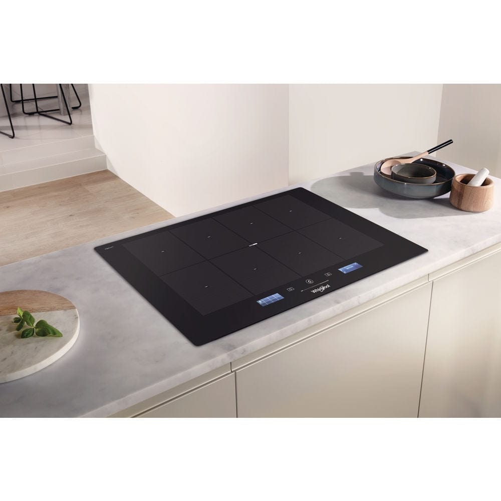 Whirlpool SMP778C-NE-IXL 77cm Induction Hob - Black | Atlantic Electrics