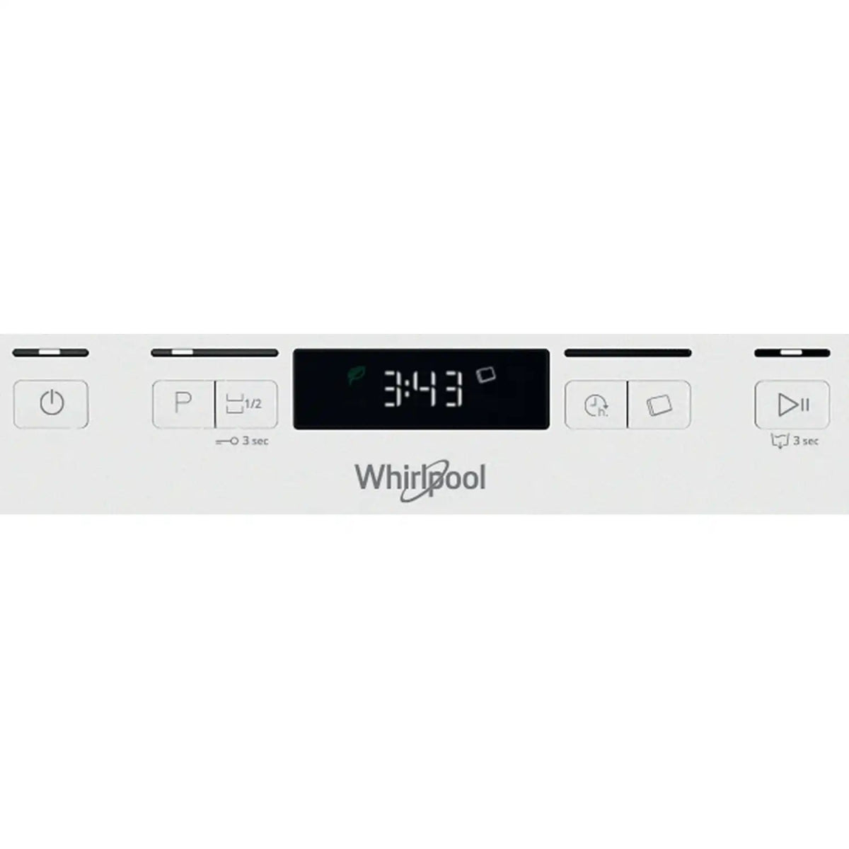 Whirlpool W2FHD626UK freestanding Standard Dishwasher 14 place - White | Atlantic Electrics