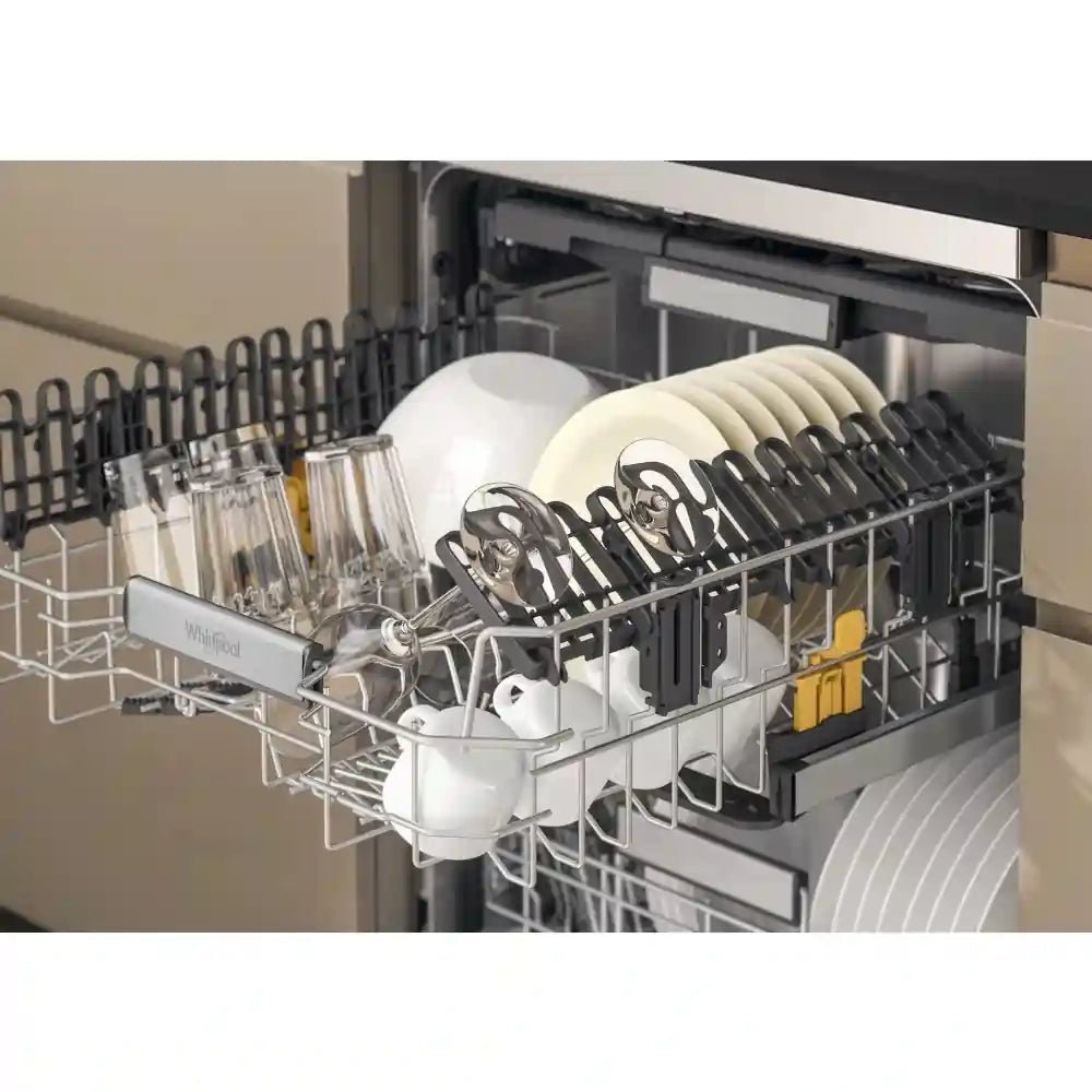 Whirlpool W7FHS51XUK freestanding Standard Dishwasher 15 Place - Stainless Steel | Atlantic Electrics