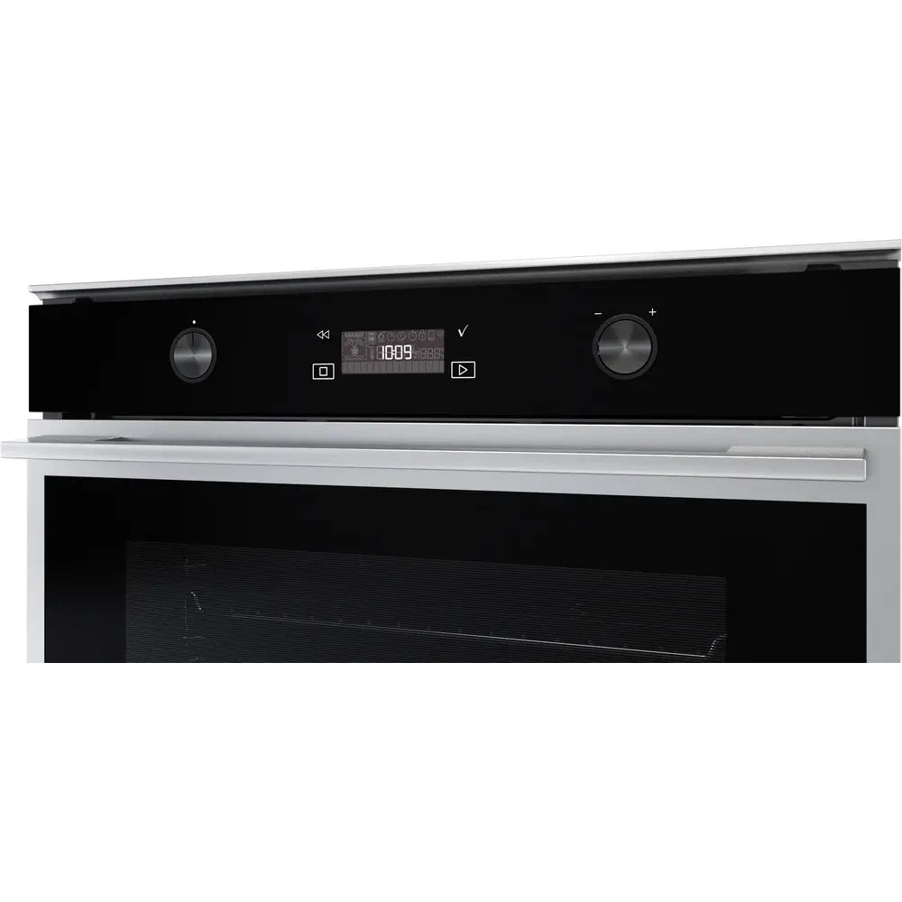 Whirlpool W7OM54SP W Collection 75 Litre Built-In Electric Single Oven, Self Cleaning, 59.5cm Wide - Inox | Atlantic Electrics