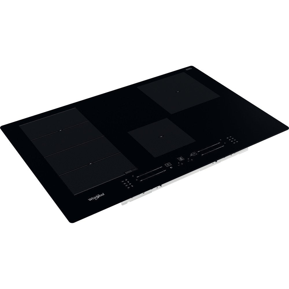 Whirlpool WFS3977NE Induction Hob, 4 Zones, 77cm Wide - Black | Atlantic Electrics