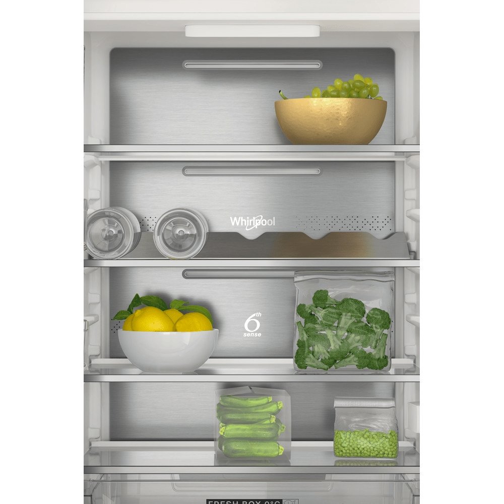 Whirlpool WHC18T332 250 Litre Built-In Fridge Freezer, 54cm Wide - White | Atlantic Electrics