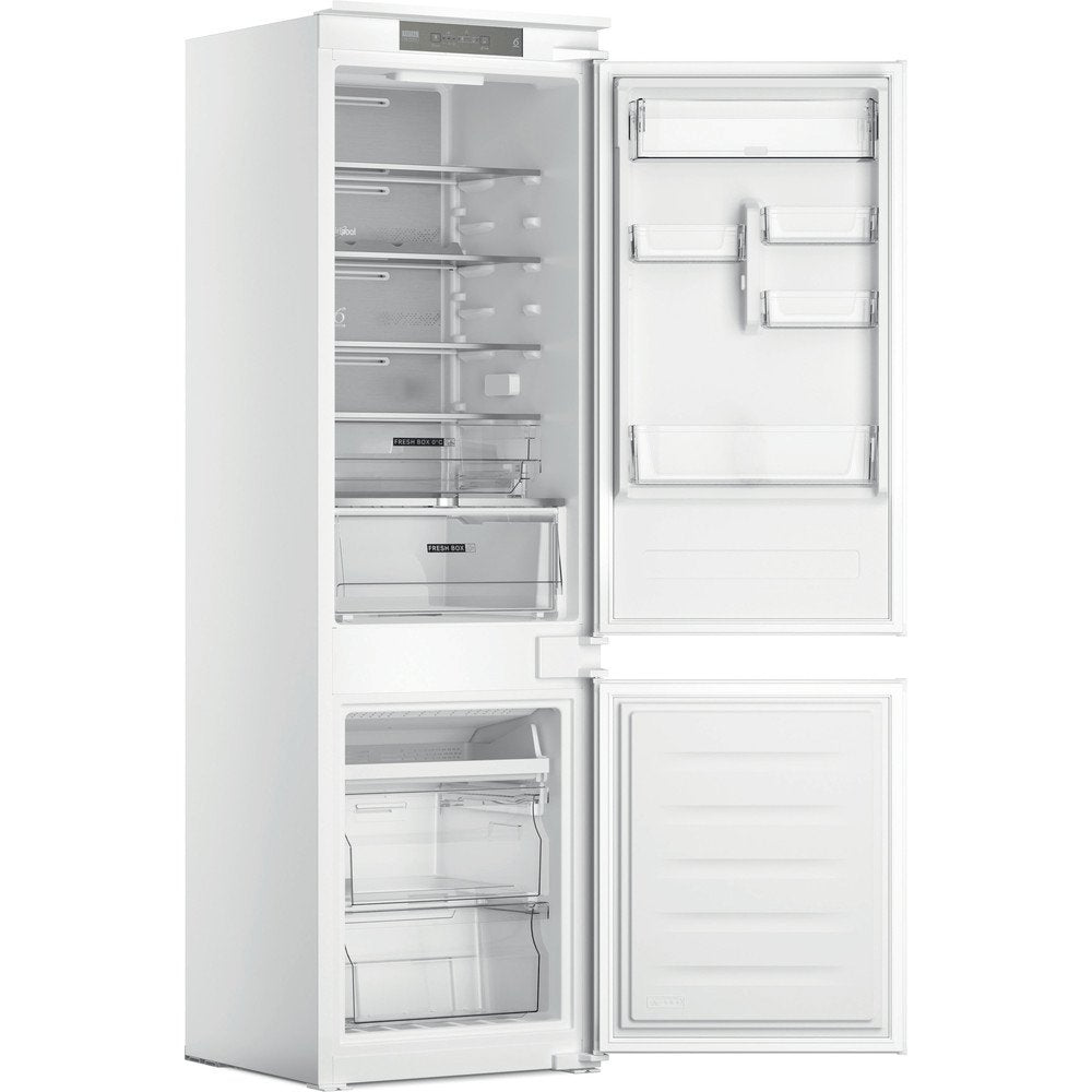 Whirlpool WHC18T332 250 Litre Built-In Fridge Freezer, 54cm Wide - White | Atlantic Electrics