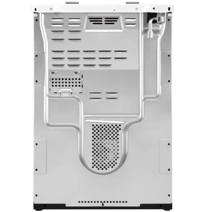 Zanussi ZCK66350WA Dual Fuel Double Oven Cooker with Gas Hob - White | Atlantic Electrics