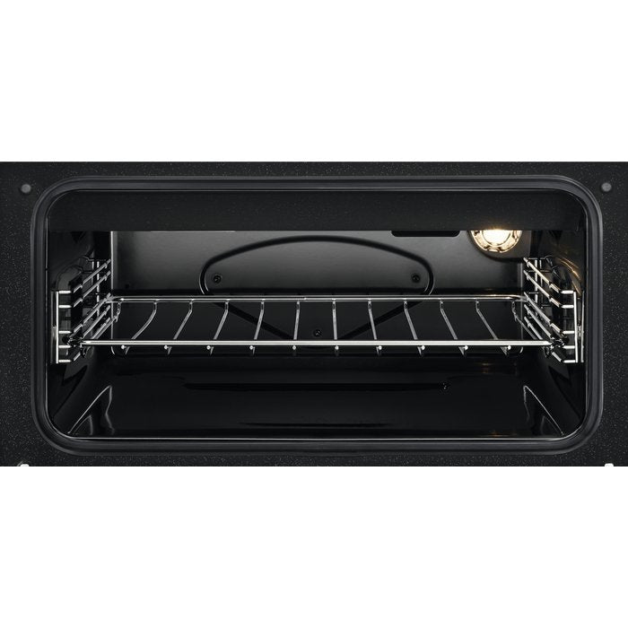 Zanussi ZCV66078XA 60cm Electric Double Oven with Ceramic Hob Stainless Steel - Atlantic Electrics - 39478565273823