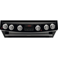 Thumbnail Zanussi ZCV66078XA 60cm Electric Double Oven with Ceramic Hob Stainless Steel - 39478565241055
