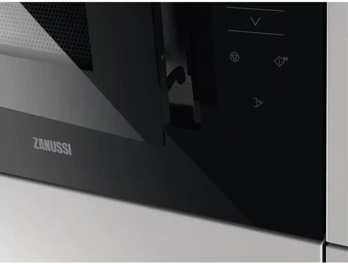 Zanussi ZMBN4DX Built In Microwave & Grill - Stainless Steel / Black | Atlantic Electrics