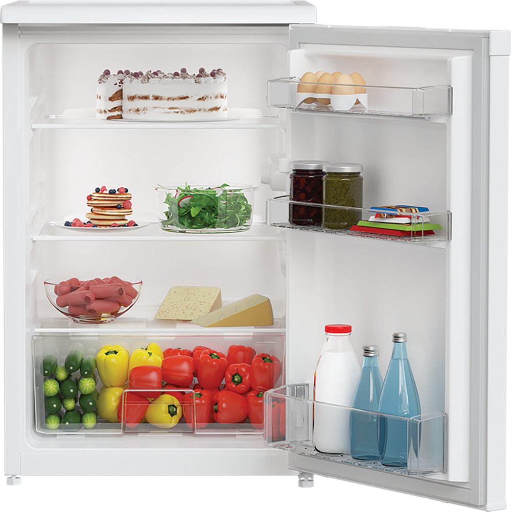 Zenith ZLS4584W 54cm 128L Under Counter Larder Fridge White | Atlantic Electrics