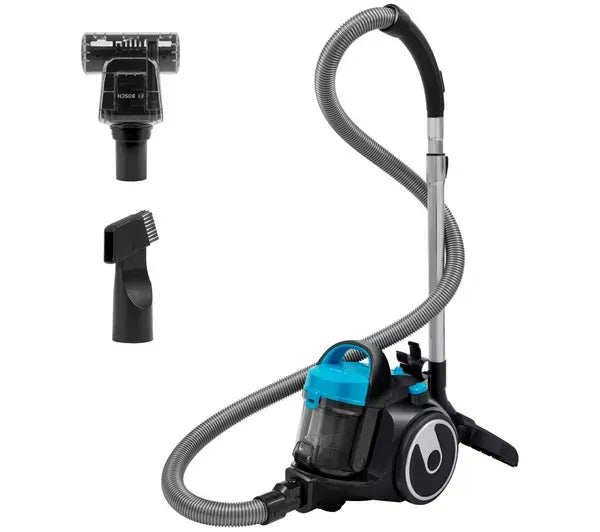 Bosch BGS05BU2GB Series 3 700W Bagless Cylinder Vacuum Cleaner, Turquoise