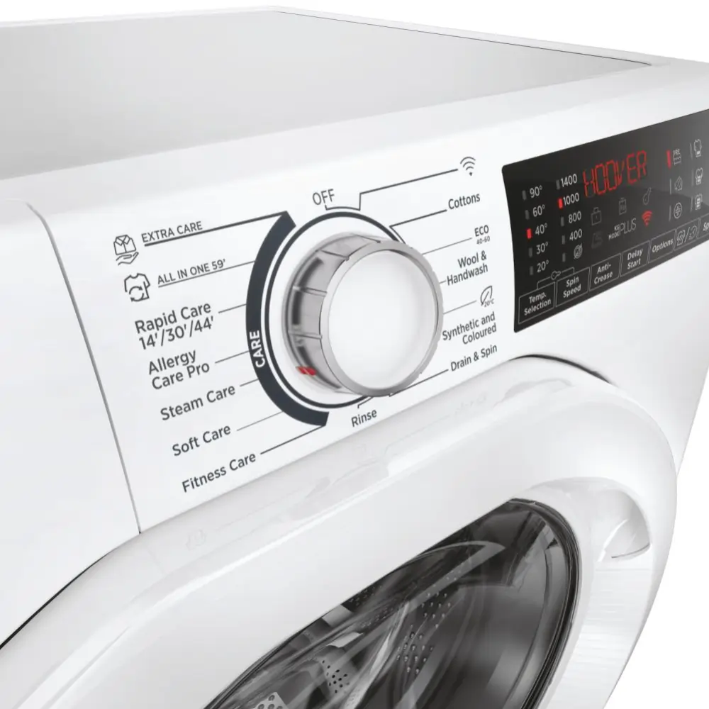 Hoover H3WPS486TAM6-80 8kg 1400 Spin Wi-Fi Washing Machine, White - 73932004622709 